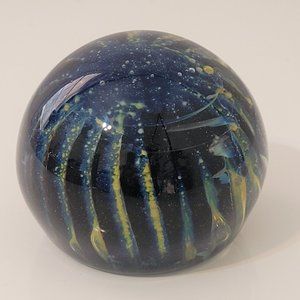 Mdina Art Glass Paperweight Handmade Blown Malta